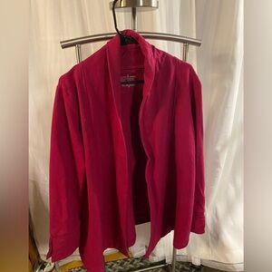 Neon Buddha Women's Vibrant Radpberry Blazer